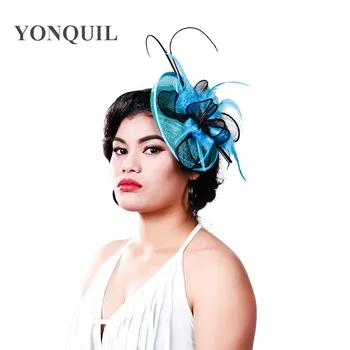 Elegant Ladies sinamay fascinator headwear feather party show hair accessories millinery cocktail hats Multiple color MD16019
Elegant Ladies sinamay fascinator headwear feather party show hair accessories millinery cocktail hats Multiple color MD16019