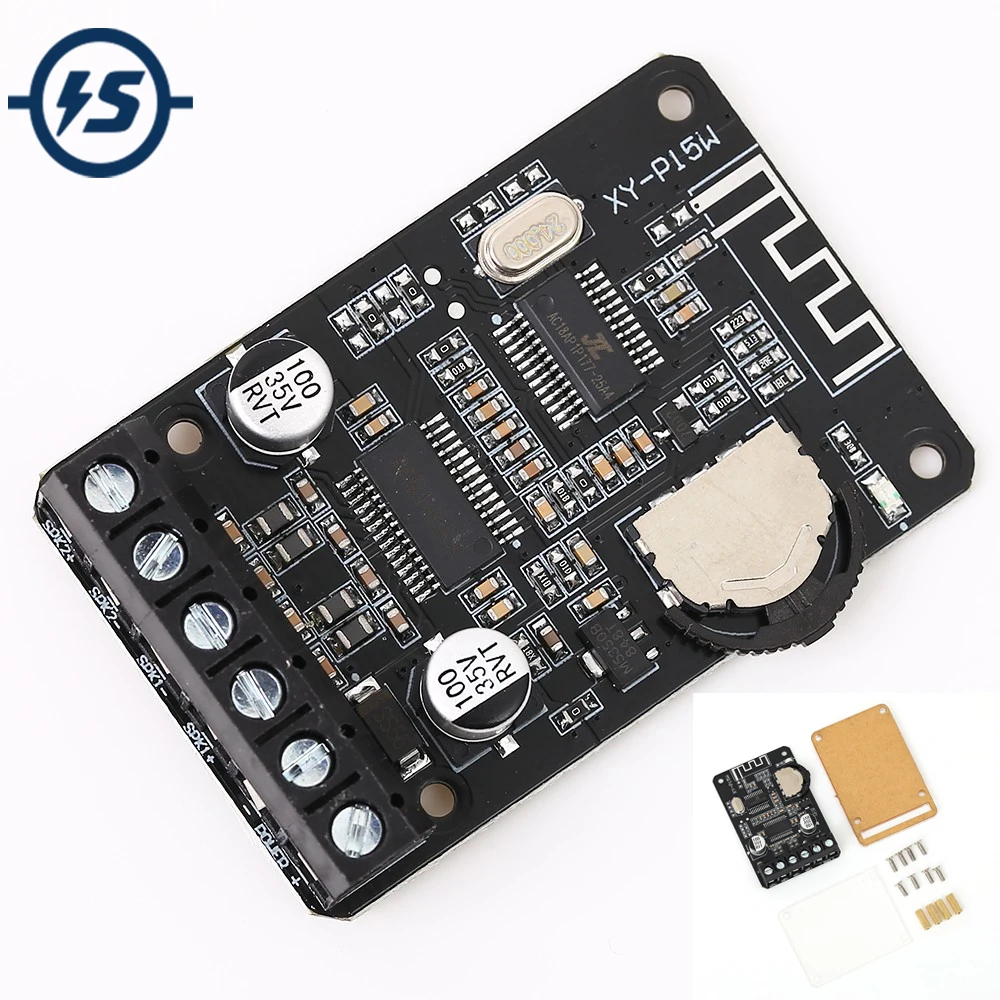 Stereo Bluetooth Power Amplifier Board 12V 24V 10W 15W 20W Bluetooth Receiver Module with Case for DIY Dual-Channel
Stereo Bluetooth Power Amplifier Board 12V 24V 10W 15W 20W Bluetooth Receiver Module with Case for DIY Dual-Channel