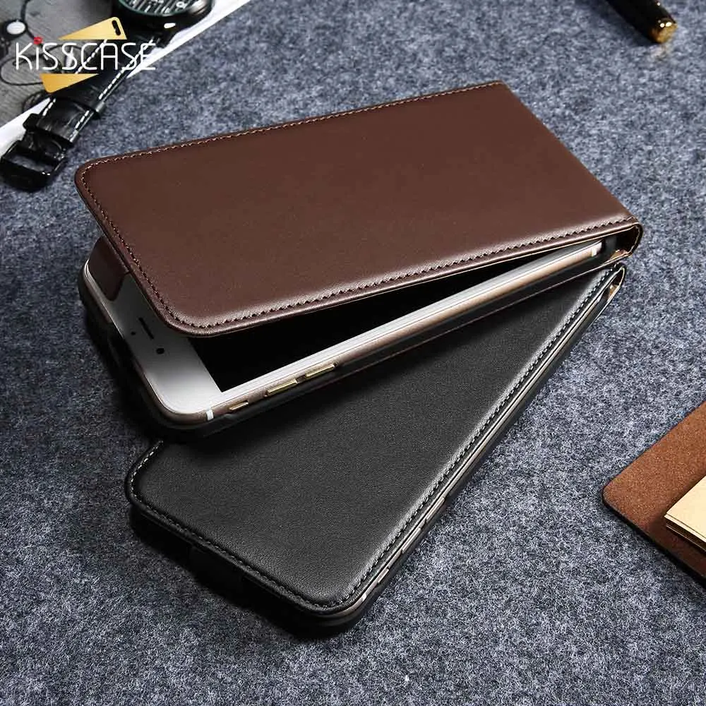 KISSCASE Genuine Leather Case For iPhone 7 8 6 6S Plus Cover Retro Luxury Flip Phone Shell For iPhone 7 6S 5S 5 SE 5C Cases Capa
KISSCASE Genuine Leather Case For iPhone 7 8 6 6S Plus Cover Retro Luxury Flip Phone Shell For iPhone 7 6S 5S 5 SE 5C Cases Capa