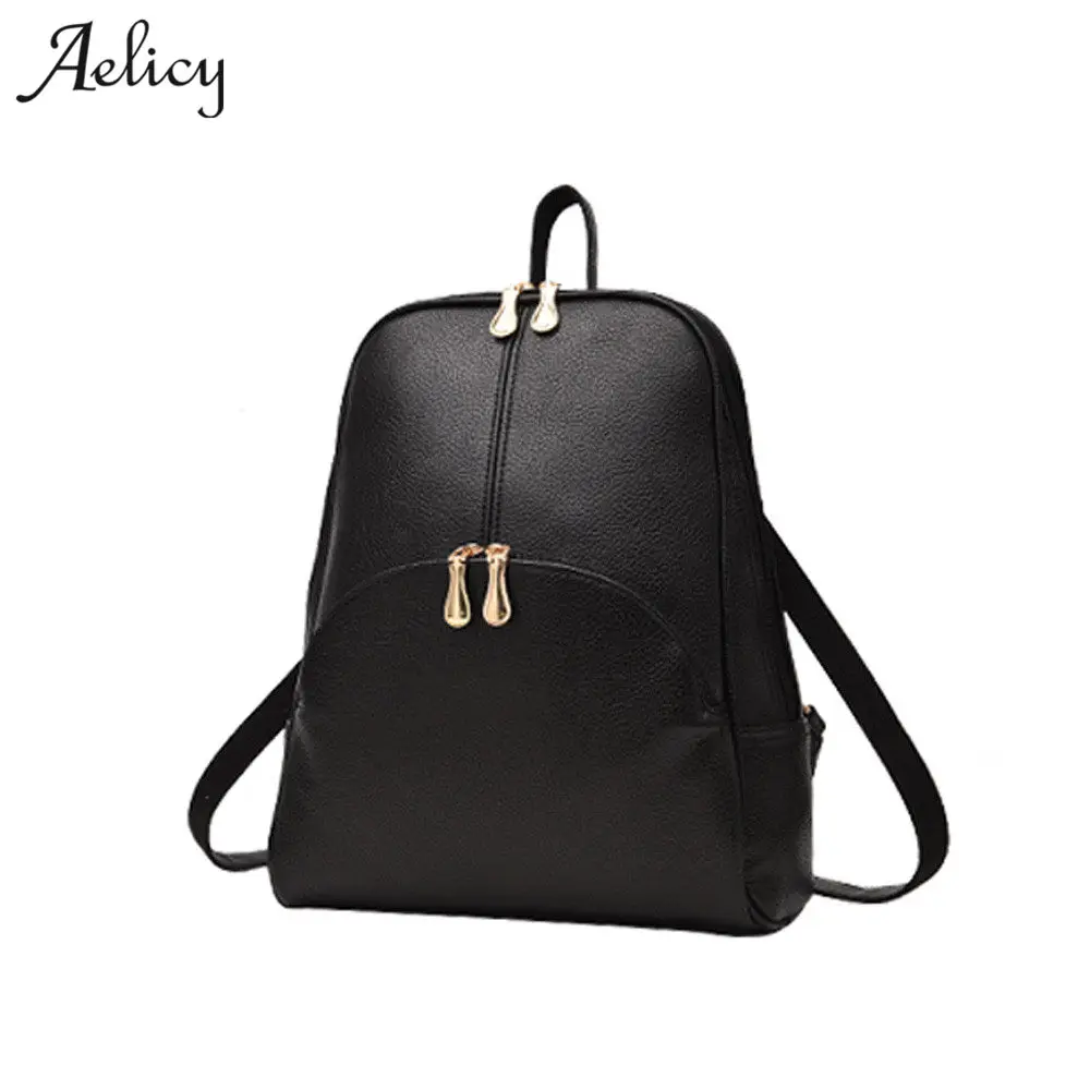 Aelicy High Quality 6 Colors New Arrivals Women Backpack PU Leather Backpacks Preppy Style Backpack Bag Sac A Dos Femme
Aelicy High Quality 6 Colors New Arrivals Women Backpack PU Leather Backpacks Preppy Style Backpack Bag Sac A Dos Femme