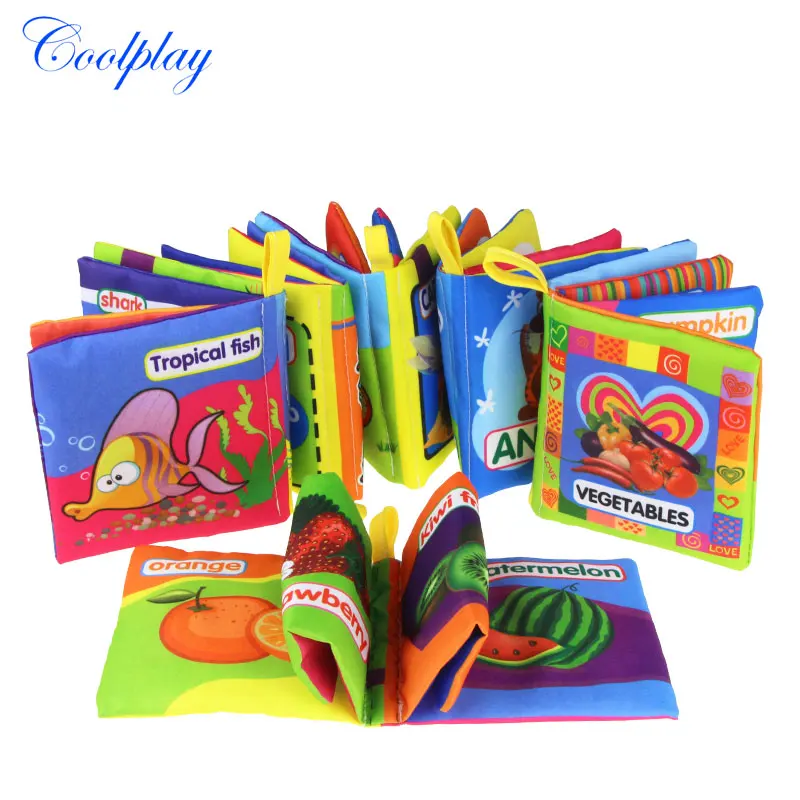 6PCS Soft Infant Cloth Book Toys Cloth Book Early Learning Educational Rustle Sound Animal Quiet Book Baby Rattles & Mobiles }
6PCS Soft Infant Cloth Book Toys Cloth Book Early Learning Educational Rustle Sound Animal Quiet Book Baby Rattles & Mobiles }