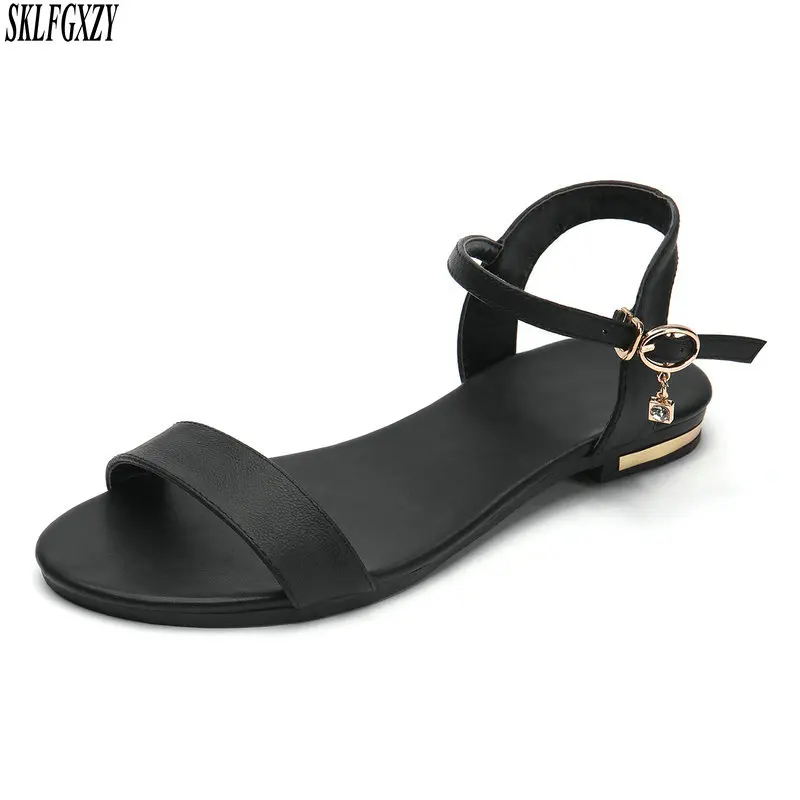 SKLFGXZY 2019 new arrival leather sandals 100% coat-leather summer beach sandals for women leather shoes for women size 34-46
SKLFGXZY 2019 new arrival leather sandals 100% coat-leather summer beach sandals for women leather shoes for women size 34-46