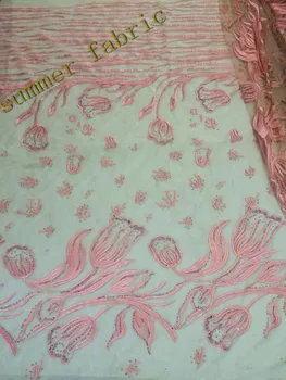 2017 Latest pink african lace fabric with embroidery mesh tulle fabric High quality french lace fabric
2017 Latest pink african lace fabric with embroidery mesh tulle fabric High quality french lace fabric