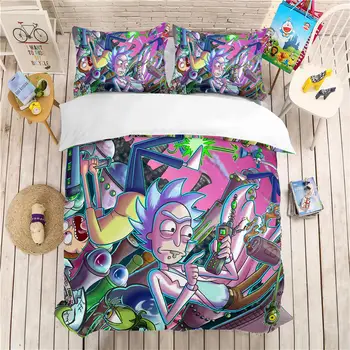 Musolei Rick and Morty 3D Bedding Set Queen Size Duvet Cover set comforter cover set bedclothes Home room Textiles
Musolei Rick and Morty 3D Bedding Set Queen Size Duvet Cover set comforter cover set bedclothes Home room Textiles