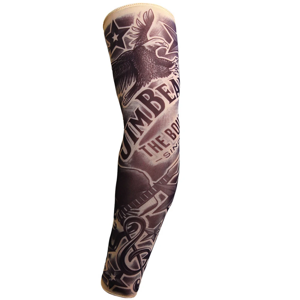 SPORTSHUB Cycling Sport 3D Tattoo Armwarmers UV Block Cool Arm Sleeves Cover