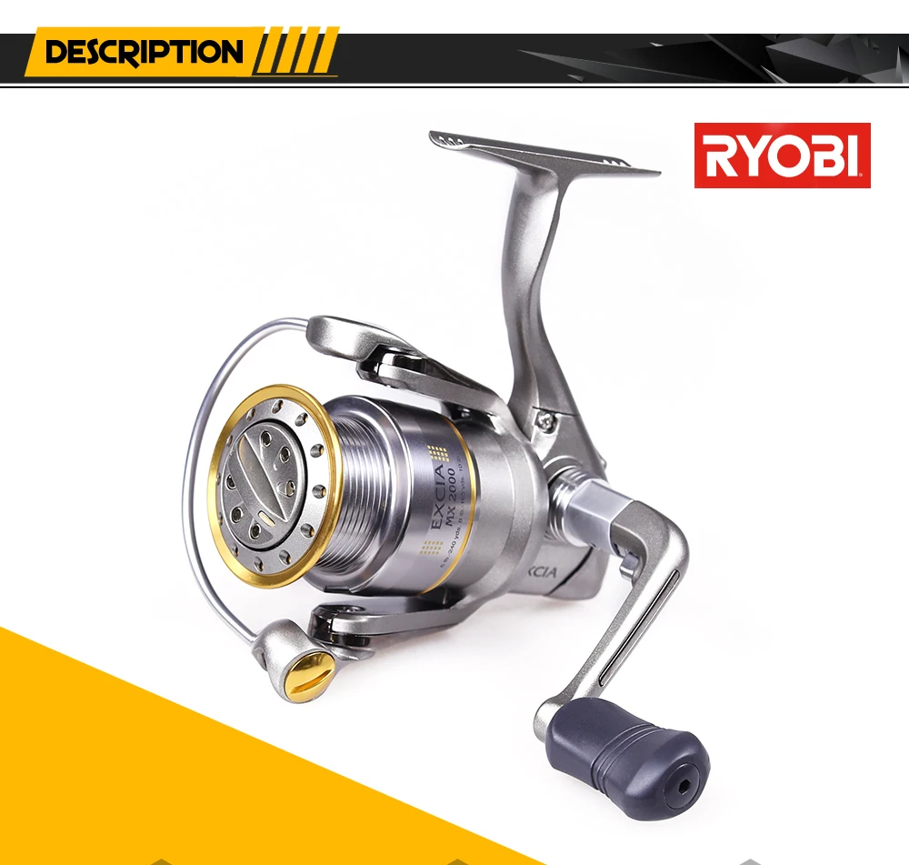 Ryobi Excia Spinning Reel Metal 8+1Bb Max Drag 8Kg Carp Fishing Reel M –  Bargain Bait Box