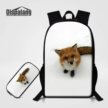 Dispalang New Arrival Animal Fox Printing Backpack With Pencil Case 2 PCS/SET School Bag for Boys Girls Bookbag Mochila Escolar
Dispalang New Arrival Animal Fox Printing Backpack With Pencil Case 2 PCS/SET School Bag for Boys Girls Bookbag Mochila Escolar