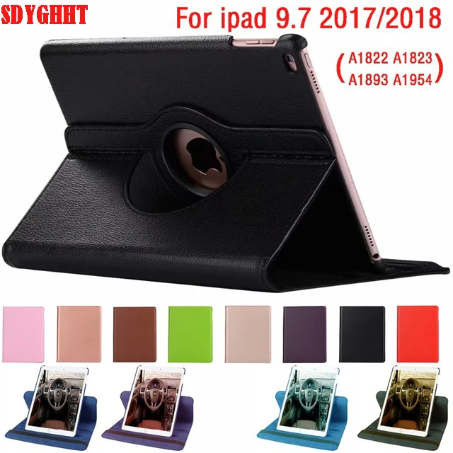 360 Degree Rotating Leather Smart Cover Case for Apple iPad 9.7 2018 2017 A1822 A1823 A1893 A1954 5th 6th 5 6 Generation Funda
360 Degree Rotating Leather Smart Cover Case for Apple iPad 9.7 2018 2017 A1822 A1823 A1893 A1954 5th 6th 5 6 Generation Funda