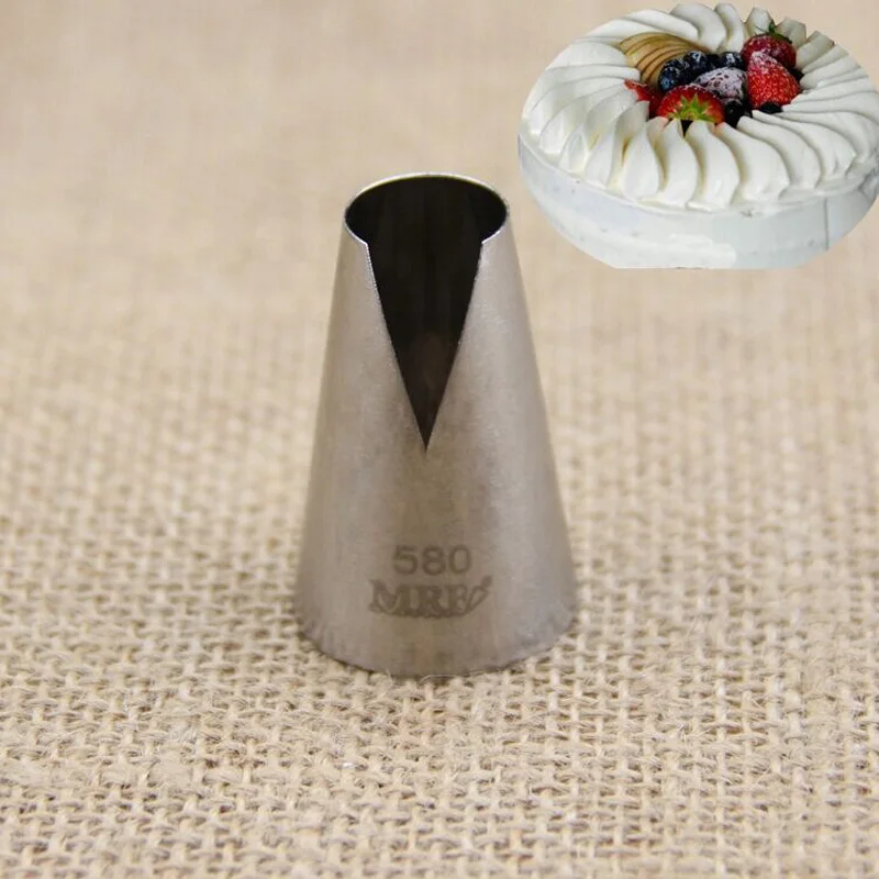

580# Stainless Steel Icing Piping Nozzles Cake Decorating Pastry Tip Sets Cupcake Tools Bakeware