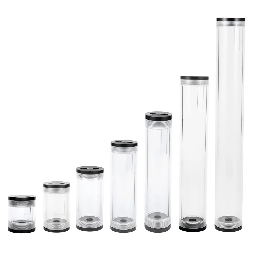 Multi-type Water Cooling Tank length 60/80/110/160/210/275/375mm diameter 50mm cylindrical water-cooled tank For computer PC
Multi-type Water Cooling Tank length 60/80/110/160/210/275/375mm diameter 50mm cylindrical water-cooled tank For computer PC