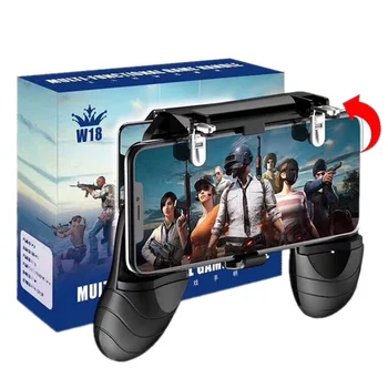 NEW Gamepad W18 Smartphone Gaming Trigger for Pubg Gamepad Fire Button Handle Grip Kit Game Controller Gamefan Game Accessories
NEW Gamepad W18 Smartphone Gaming Trigger for Pubg Gamepad Fire Button Handle Grip Kit Game Controller Gamefan Game Accessories