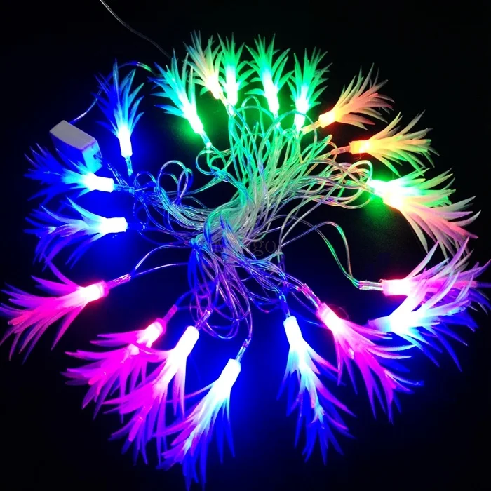 AC110V/220V EU/US Plug 4M/20led RGB Pine Needles LED String Light Flashing Christmas Lights for Holiday Party Wedding Decoration
AC110V/220V EU/US Plug 4M/20led RGB Pine Needles LED String Light Flashing Christmas Lights for Holiday Party Wedding Decoration