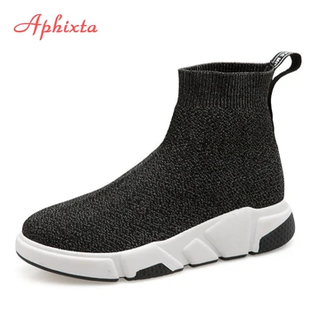 Aphixta Shoes Women Height Increasing Ankle Boots Pointed Toe Fabric Slip-On Ladies Mujer Sping Snow L Fashion Woman Shoes
Aphixta Shoes Women Height Increasing Ankle Boots Pointed Toe Fabric Slip-On Ladies Mujer Sping Snow L Fashion Woman Shoes