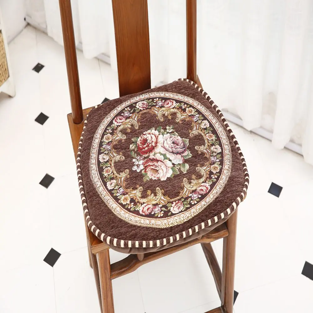 Four Seasons Universal Embroidery Anti-slip Dining Chair Cushion Office Seat Slim Chair Computer Chair
Four Seasons Universal Embroidery Anti-slip Dining Chair Cushion Office Seat Slim Chair Computer Chair