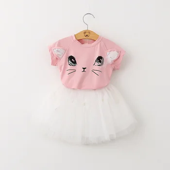 Summer Baby Girl Clothes Wear Adorable Toddler Cute Cat Girl T-shirt Mesh Princess Two-Pieces Butterfly Dress Kids Outfits
Summer Baby Girl Clothes Wear Adorable Toddler Cute Cat Girl T-shirt Mesh Princess Two-Pieces Butterfly Dress Kids Outfits