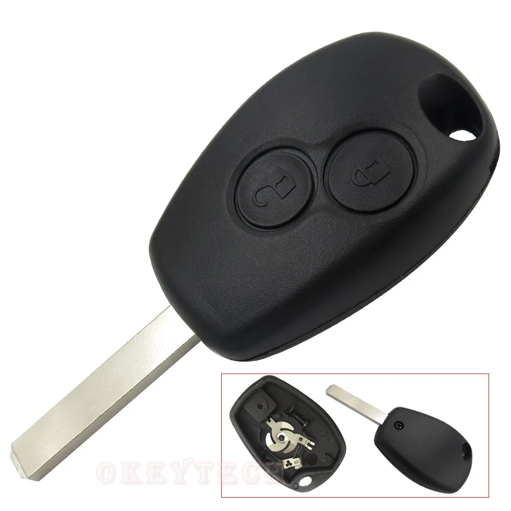 OkeyTech 2/3 кнопочный необработанный Сменный Чехол для автомобильного ключа чехол