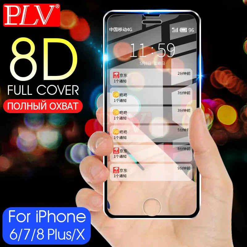 GVU 8D Aluminum Alloy Full Cover Tempered Glass For iPhone 6 7 8 Plus Screen Protector For iPhone X 6 6S 7 8 Protective glass 
GVU 8D Aluminum Alloy Full Cover Tempered Glass For iPhone 6 7 8 Plus Screen Protector For iPhone X 6 6S 7 8 Protective glass