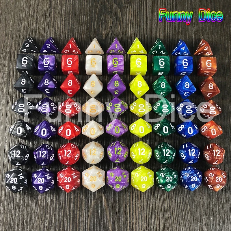 High Quality 7pc/lot Dice Set D4 D6 D8 D10 D12 D20 High Quality Multi-Sided Dice with Marble Effect DND Game Rpg Dice Boardgame
High Quality 7pc/lot Dice Set D4 D6 D8 D10 D12 D20 High Quality Multi-Sided Dice with Marble Effect DND Game Rpg Dice Boardgame