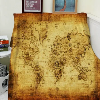 Blankets Cobertor Warmth Soft Plush Retro World Map Sailing Map Thick Thin Sofa Bed Throw a Blanket Plaid
Blankets Cobertor Warmth Soft Plush Retro World Map Sailing Map Thick Thin Sofa Bed Throw a Blanket Plaid