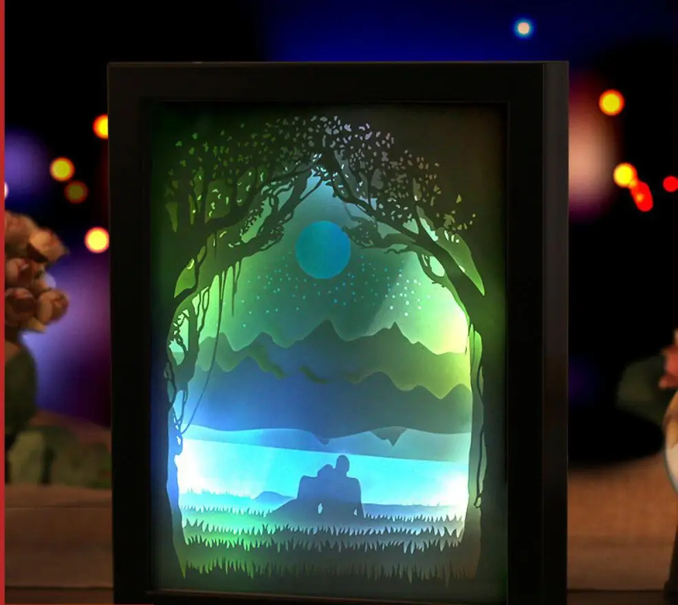 USB Colorful 3D Paper Lover Picture Frame Shadow Night light For Home Office Wedding Decorate Birthday Favor Gift Souvenirs
USB Colorful 3D Paper Lover Picture Frame Shadow Night light For Home Office Wedding Decorate Birthday Favor Gift Souvenirs