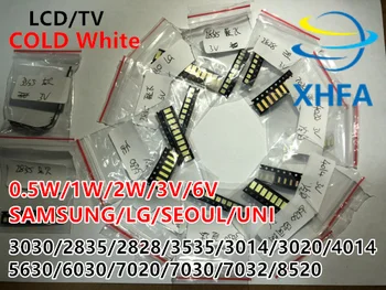 30*10=300pcs 1-2W SMD LED Kit 3V/6V 2835/3030/2828/3535/5630/7020/7030/4020 Cold white For TV Backlight Beads
30*10=300pcs 1-2W SMD LED Kit 3V/6V 2835/3030/2828/3535/5630/7020/7030/4020 Cold white For TV Backlight Beads