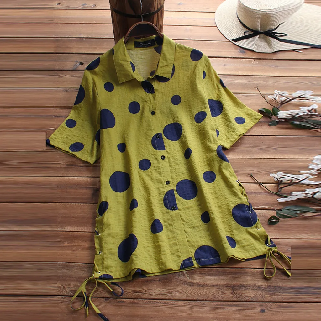 Plus Size 5xl Harajuku Womens Tops And Blouses Summer Green Polka Dot Blouse Gothic Women Clothes 2019 Bow Short Sleeve Blouse
Plus Size 5xl Harajuku Womens Tops And Blouses Summer Green Polka Dot Blouse Gothic Women Clothes 2019 Bow Short Sleeve Blouse