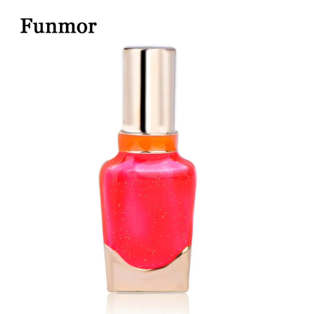 FUNMOR Vivid Nail Polish Shape Brooch Pin Red Enamel Gold Powder Brooches For Women Girls Collar Clips Dress Coat Adornment Gift
FUNMOR Vivid Nail Polish Shape Brooch Pin Red Enamel Gold Powder Brooches For Women Girls Collar Clips Dress Coat Adornment Gift
