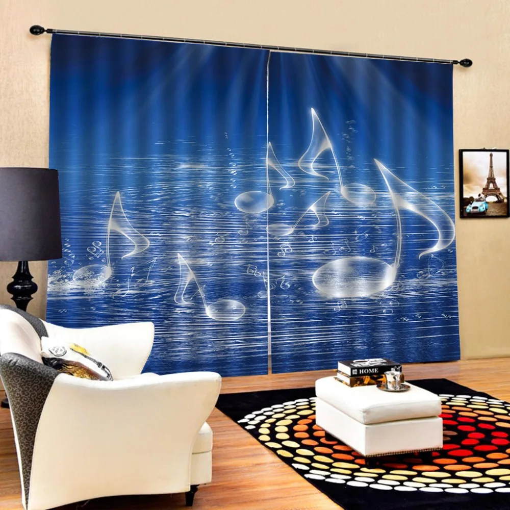 blue room curtains music Luxury 3D Window Curtains Living Room wedding bedroom Blackout curtain
blue room curtains music Luxury 3D Window Curtains Living Room wedding bedroom Blackout curtain