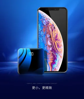 2019 10000mah Fast Charging Mini Power Bank For iPhone 8 Plus X Samsung s9 s8 Portable Charger batterie externa Powerbank
2019 10000mah Fast Charging Mini Power Bank For iPhone 8 Plus X Samsung s9 s8 Portable Charger batterie externa Powerbank