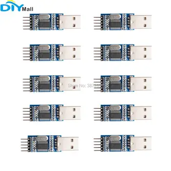 

10pcs/lot USB to RS232 TTL Serial Module PL2303HX Converter Adapter Board for Arduino Window7 XP