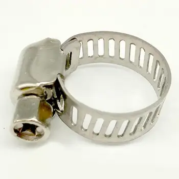 10Pcs Stainless Steel Adjustable Drive Hose Clamp Fuel Line Worm Clip 10-16mm Spring Clip #0304
10Pcs Stainless Steel Adjustable Drive Hose Clamp Fuel Line Worm Clip 10-16mm Spring Clip #0304