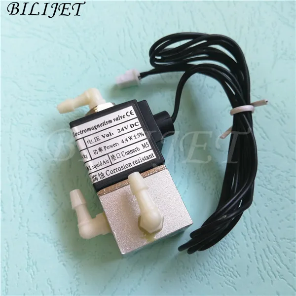 JNF UV ink valve 4.4W 3 way valve electro magnet Flora Leopard Infinity Challenger Leopard Solvent /UV printer solenoid valve 2X
JNF UV ink valve 4.4W 3 way valve electro magnet Flora Leopard Infinity Challenger Leopard Solvent /UV printer solenoid valve 2X