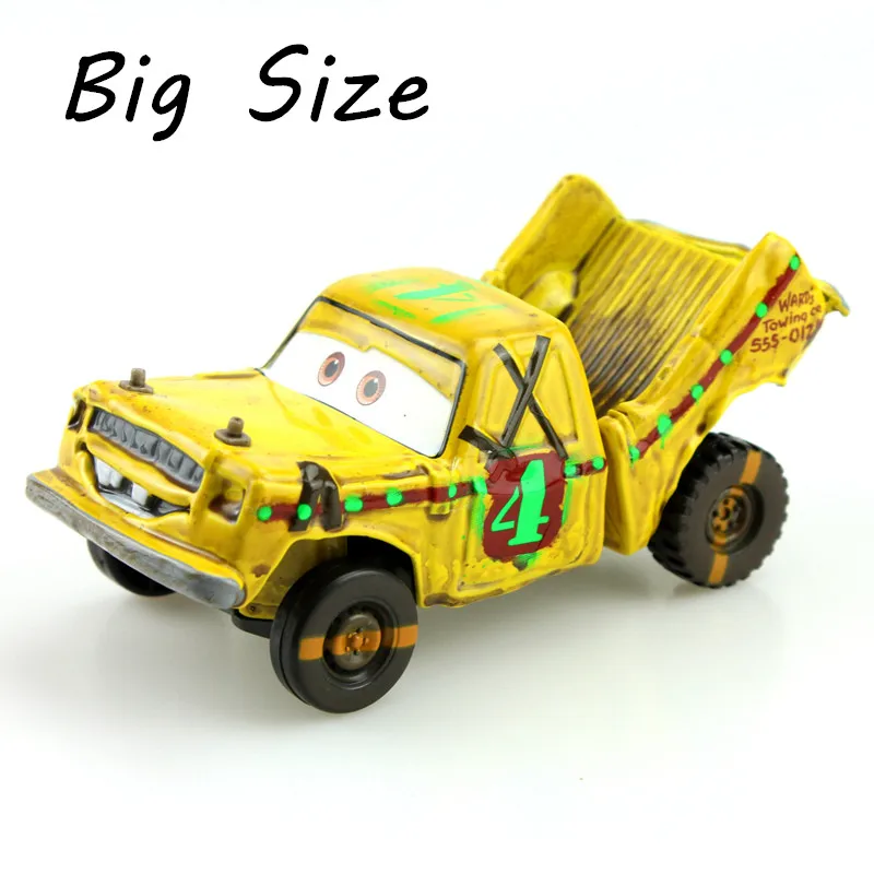 Disney Pixar Cars 3 Crazy Crashed Party Big Size Mater 1:55 Scale Diecast Metal Alloy Toys Car Model For Children Gifts
Disney Pixar Cars 3 Crazy Crashed Party Big Size Mater 1:55 Scale Diecast Metal Alloy Toys Car Model For Children Gifts