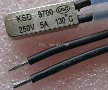 20pcs KSD9700 130C / 130 Degree 250V 5A N.C. normally closed Thermostat Temperature Switch Bimetal Disc Control . Free shipping
20pcs KSD9700 130C / 130 Degree 250V 5A N.C. normally closed Thermostat Temperature Switch Bimetal Disc Control . Free shipping