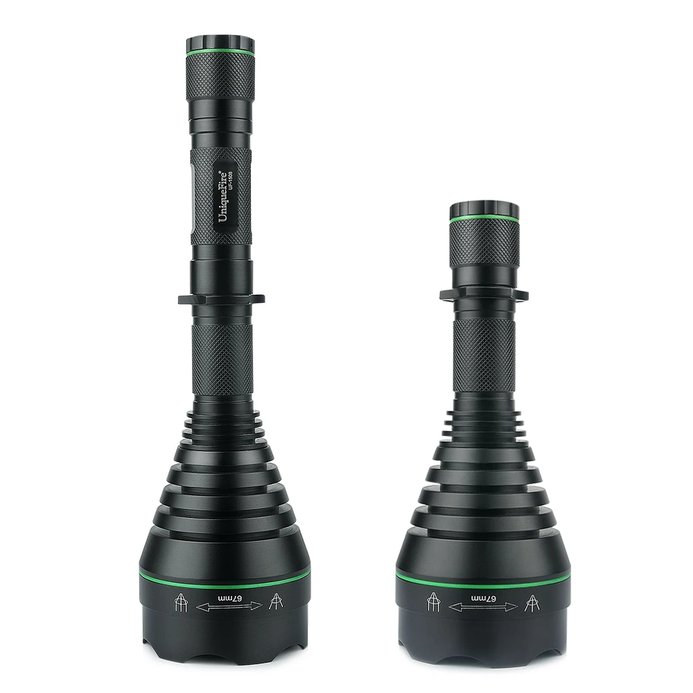 UniqueFire 1508 IR 850NM 67mm Lens Infrared Light Night Vision Flashlight Torch 1 Mode Used With Night Vision Device
UniqueFire 1508 IR 850NM 67mm Lens Infrared Light Night Vision Flashlight Torch 1 Mode Used With Night Vision Device