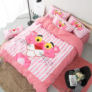 Animated film Pink Panther Bedding Sets Comfortable cute bedclothes duvet cover quilt cover pillow cases soft Good quality
Animated film Pink Panther Bedding Sets Comfortable cute bedclothes duvet cover quilt cover pillow cases soft Good quality