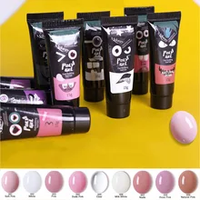 Впитывающийся полигель УФ акриловый гель быстрое строительство 15mlFinger расширение полигель строитель гель камуфляж УФ светодиодный жесткий...(China)