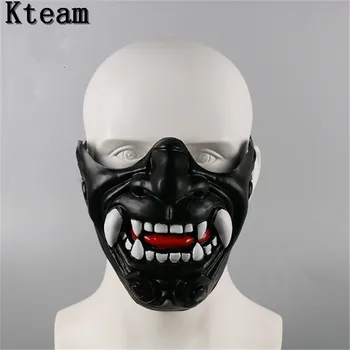 2019New Half Face Airsoft Mask Halloween Costume Cosplay BB Evil Demon Monster Kabuki Samurai Hannya Oni Half Cover Prajna Masks
2019New Half Face Airsoft Mask Halloween Costume Cosplay BB Evil Demon Monster Kabuki Samurai Hannya Oni Half Cover Prajna Masks