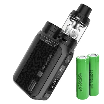 Vaporesso SWAG Atomizer Kit 0.91'OLED 80W with NRG SE 3.5ml Tank GT2 Core Coil Head - Black
Vaporesso SWAG Atomizer Kit 0.91'OLED 80W with NRG SE 3.5ml Tank GT2 Core Coil Head - Black