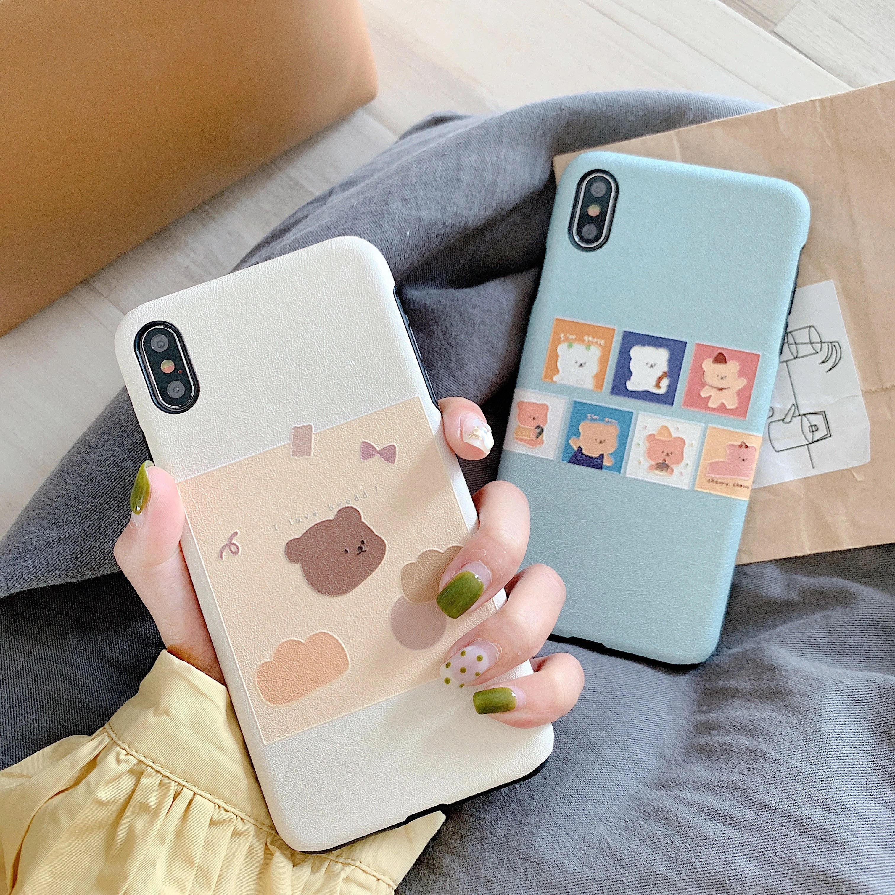 ORYKSZ Luxury Cartoon Bear Phone Case For iphone XS Max XR X Case For iphone 6 6S 8 7 plus Back Cover Matte Silicon Cases Capa
ORYKSZ Luxury Cartoon Bear Phone Case For iphone XS Max XR X Case For iphone 6 6S 8 7 plus Back Cover Matte Silicon Cases Capa