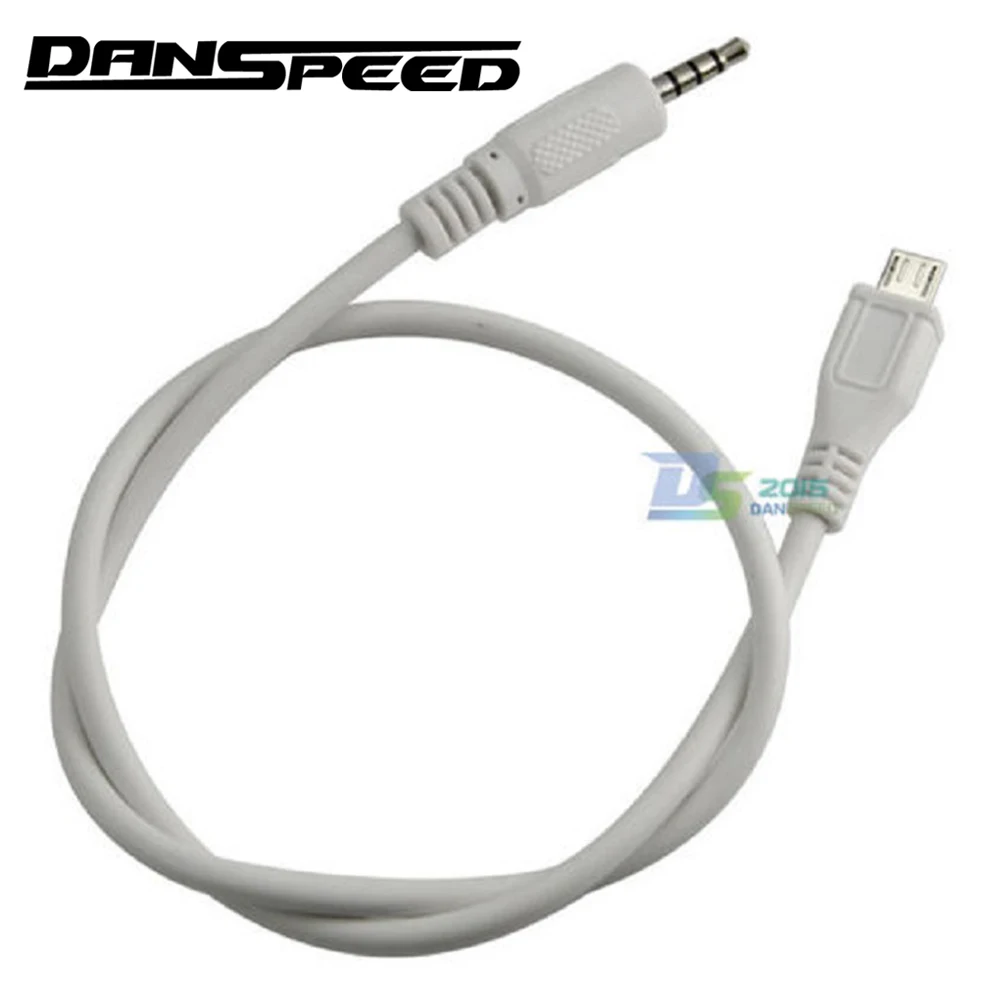 DANSPEED Premium 3.5mm Stereo Plug Male to Micro USB 5Pin Male Adapter Converter Audio Cable White 50cm
DANSPEED Premium 3.5mm Stereo Plug Male to Micro USB 5Pin Male Adapter Converter Audio Cable White 50cm