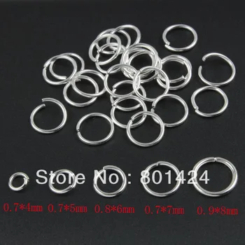 Free Shipping 1200pcs 87-16 0.7*7mm Silver Plated Open Jump Rings split rings jewelry finding
Free Shipping 1200pcs 87-16 0.7*7mm Silver Plated Open Jump Rings split rings jewelry finding