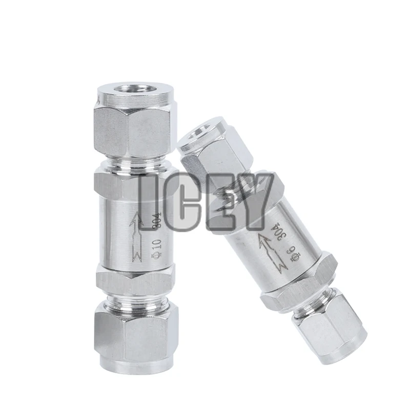 high pressure check valve 6 8 10 12 mm PU tube hose SS304 acid-proof Quick connection one-way valve
high pressure check valve 6 8 10 12 mm PU tube hose SS304 acid-proof Quick connection one-way valve