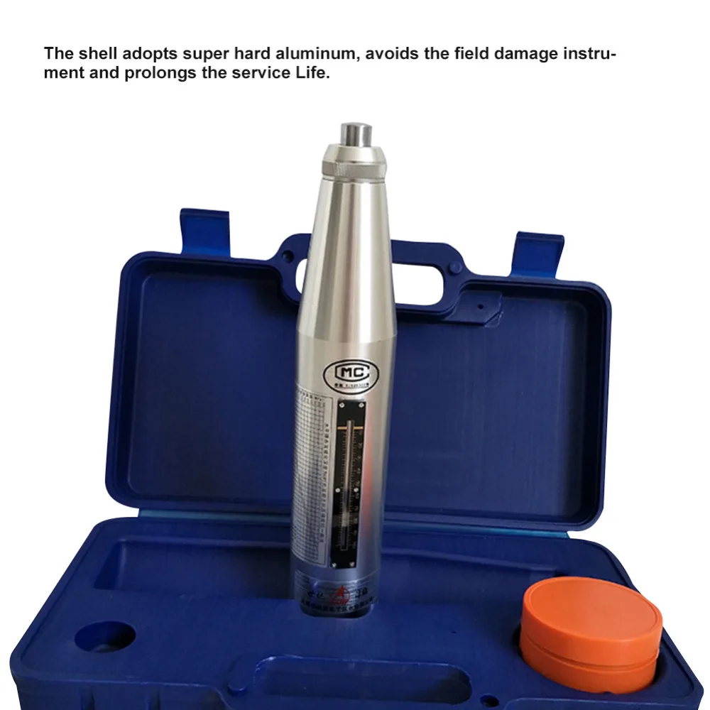 Portable Schmidt Hammer HT-225 Concrete Rebound Test Hammer Concrete Test Hammer High Polymer Material Shell Resiliometer schmid
Portable Schmidt Hammer HT-225 Concrete Rebound Test Hammer Concrete Test Hammer High Polymer Material Shell Resiliometer schmid
