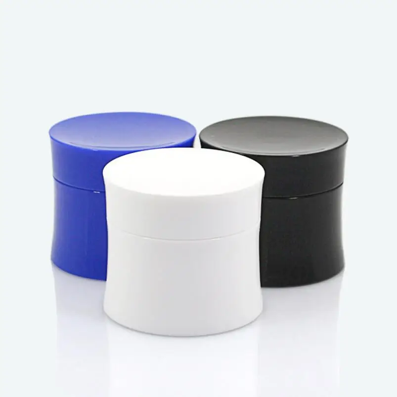 Wholesale 50G Empty Black Jars Tight Waist Bottle, 50ml White Blue Cosmetic Plastic Packing Jar LX1078
Wholesale 50G Empty Black Jars Tight Waist Bottle, 50ml White Blue Cosmetic Plastic Packing Jar LX1078