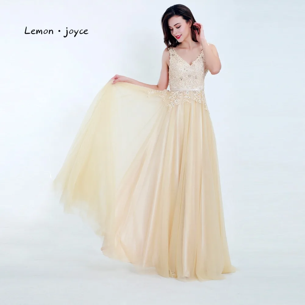 Lemon joyce Light Champagne Prom Dresses 2019 Sexy Tank V-Neck Backless with Appliques Beaded Evening Dress Party Dress Gowns
Lemon joyce Light Champagne Prom Dresses 2019 Sexy Tank V-Neck Backless with Appliques Beaded Evening Dress Party Dress Gowns