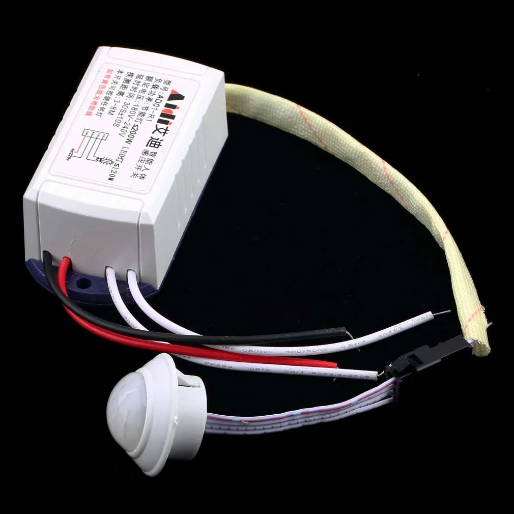 Body Sensor Intelligent Switch Infrared Module Intelligent Light Motion Switch AC 200W 220V Sensor Switch
Body Sensor Intelligent Switch Infrared Module Intelligent Light Motion Switch AC 200W 220V Sensor Switch