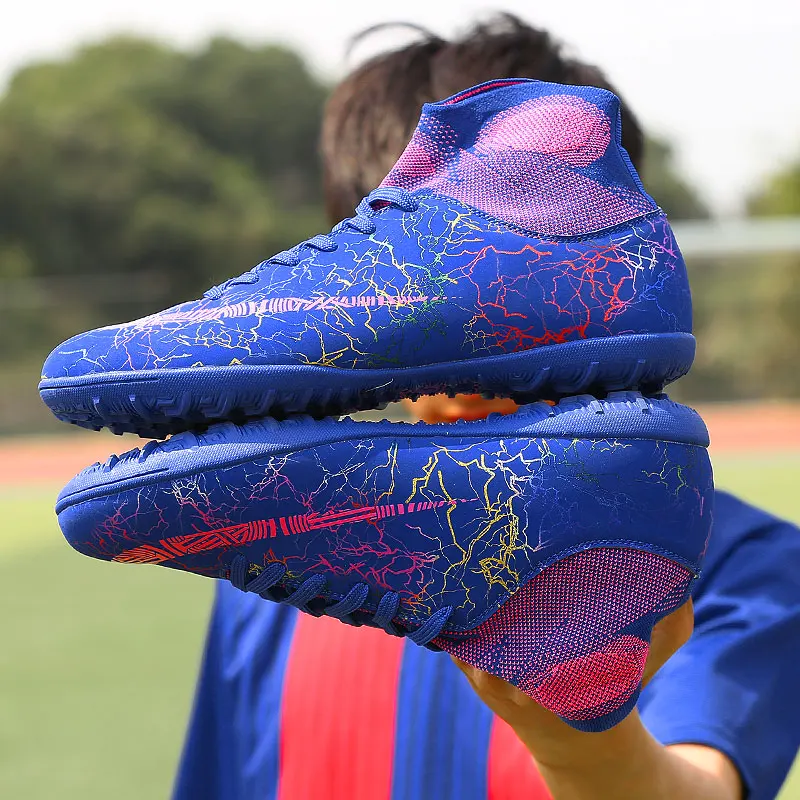 BOOMING Adults Outdoor Soccer Shoes High Top TF/FG Football Cleats Boots Training Ankle Soccer Sports Sneakers Plus Size 34-45
BOOMING Adults Outdoor Soccer Shoes High Top TF/FG Football Cleats Boots Training Ankle Soccer Sports Sneakers Plus Size 34-45