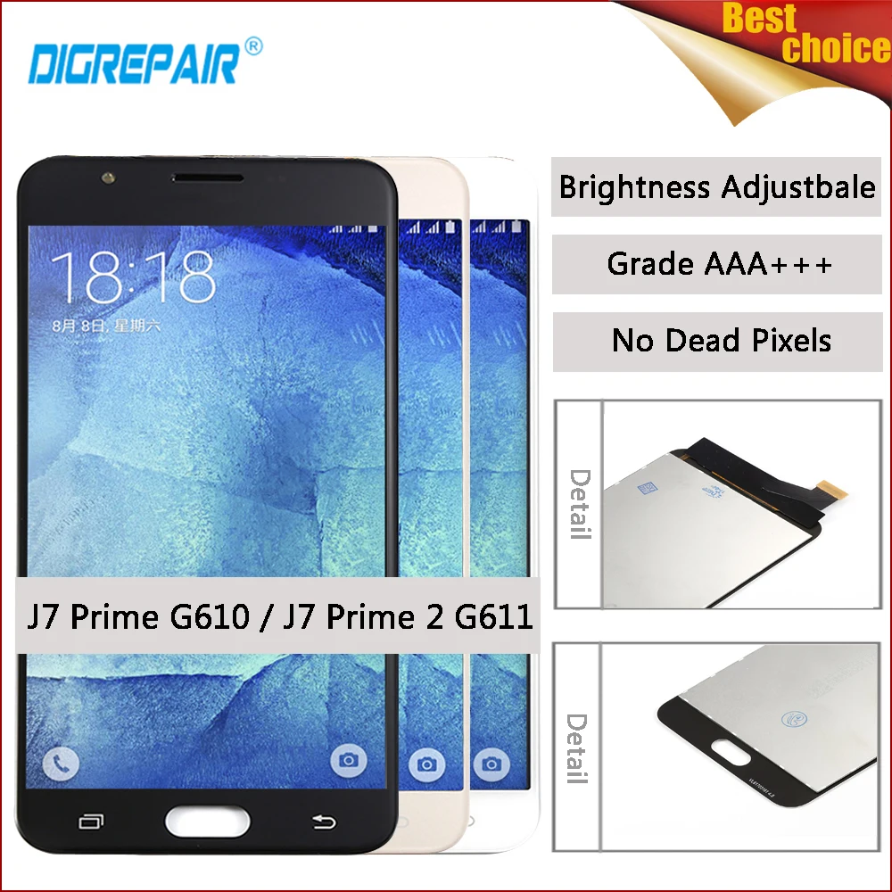J7 G610F LCD For Samsung Galaxy J7 Prime G610/J7 Prime 2 G611 LCD Display Touch Screen Digitizer Repair For Samsung J7 Prime LCD
J7 G610F LCD For Samsung Galaxy J7 Prime G610/J7 Prime 2 G611 LCD Display Touch Screen Digitizer Repair For Samsung J7 Prime LCD