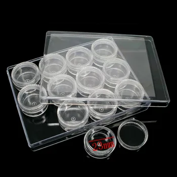 1 Set(12Pcs) Clear Acrylic Storage Box Jewelry Beads Display Carrying Case Container 128x97x22mm
1 Set(12Pcs) Clear Acrylic Storage Box Jewelry Beads Display Carrying Case Container 128x97x22mm